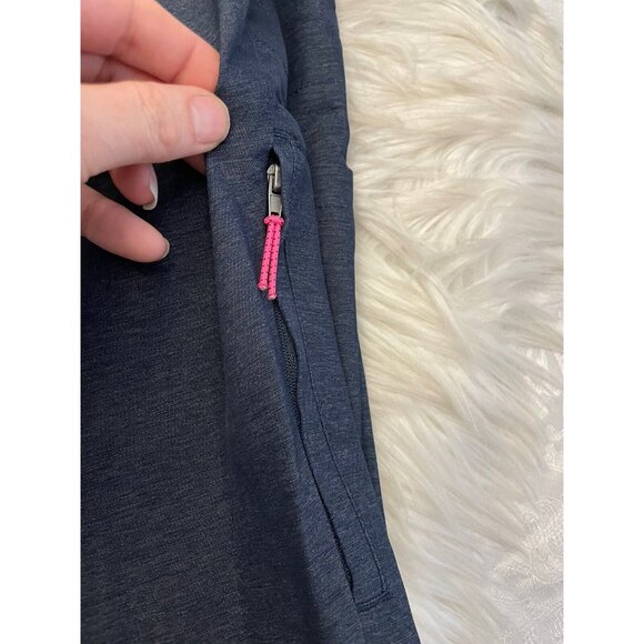 Koi Lite Stretch Petite 3X Heather Navy Momentum 749-P-133 Scrub Pants New - Picture 11 of 12